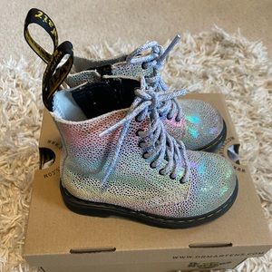 Toddler Dr. Martens. Light wear on toes size US 7 UK 6.